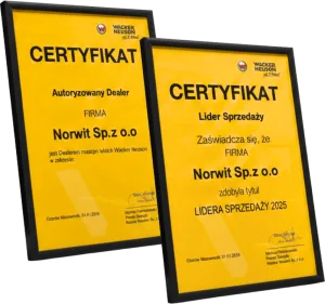 Certyfikat Wacker Neuson