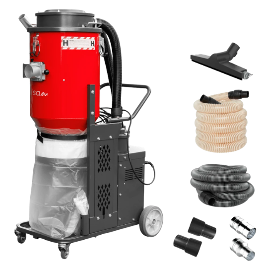 Odkurzacz przemysłowy Toolsa Auto Clean TAAC3200 (3,6 kW | 230 V | 3 filtry HEPA H13)